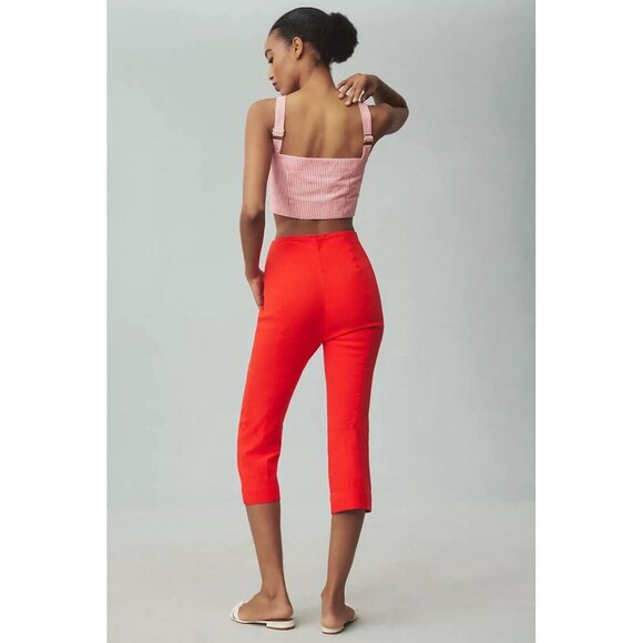 NWT Size 14 (waist 16 -17") - Anthropologie Capri Pants (NWT US$ 118) - Picture 4 of 16